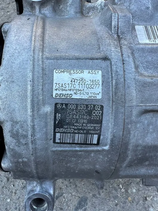 Compresor de aire acondicionado Denso Mercedes GLE A0008303702 image 2
