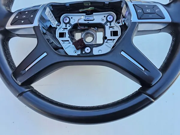 Volant cuir noir Mercedes OEM 2464601503 image 3