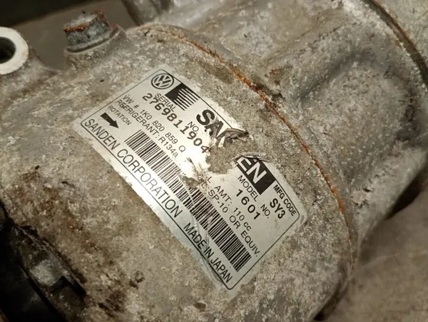 Airco Compressor Skoda Superb II 1.9 TDI 27698104 image 4