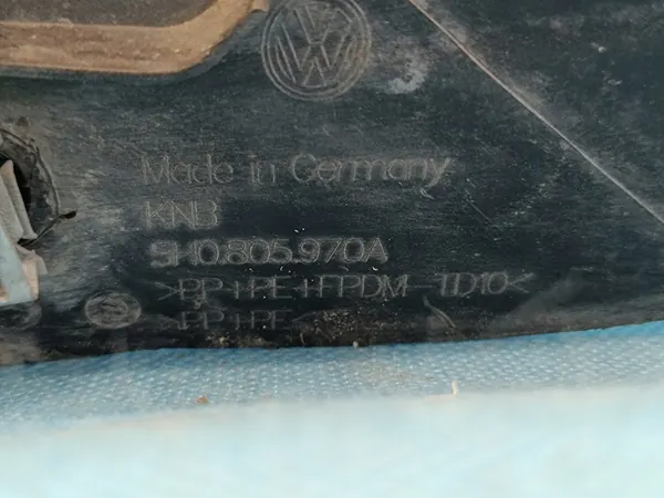 VW GOLF 8 VARIANT LIFT 1.5 TSI 110KW 2024 Right Front Wheel Arch 5H0805970A image 8