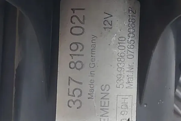 Kylfläkt VW TRANSPORTER IV FURGON 2.4L diesel OEM 357819021 image 4