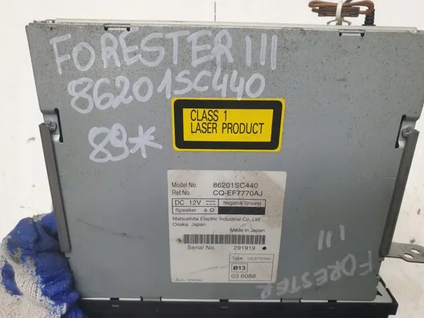 Rádio CD MP3 OEM 86201SC440 para Subaru Forester III image 6