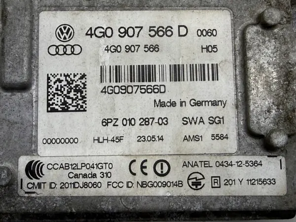 ACC Radar Sensor rechts OEM 4G0907566D Audi A6 A7 image 8