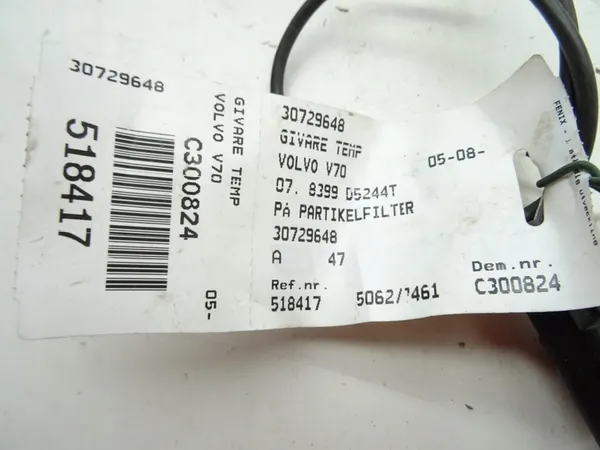 Volvo OE 30729648 Sensor de Temperatura de Escape image 3