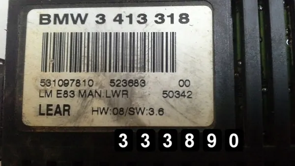 Used BMW ECU OEM AM-333890 for 2005 X3 image 4