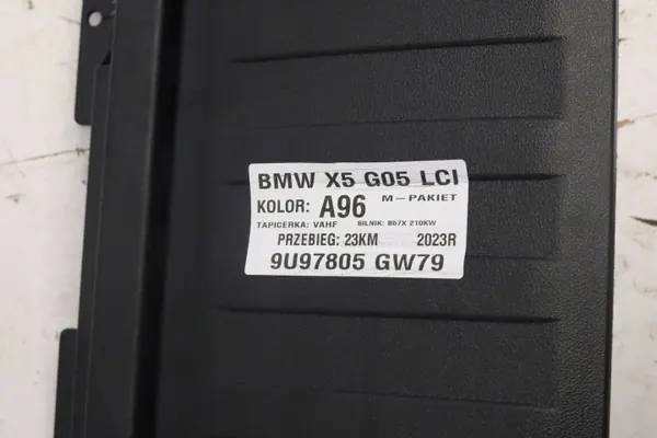 BMW X5 G05 takakontin kansipeite OEM 7482338 image 5