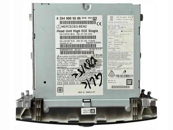 Lecteur Radio Navigation OEM A2049009506 Mercedes GLK image 4