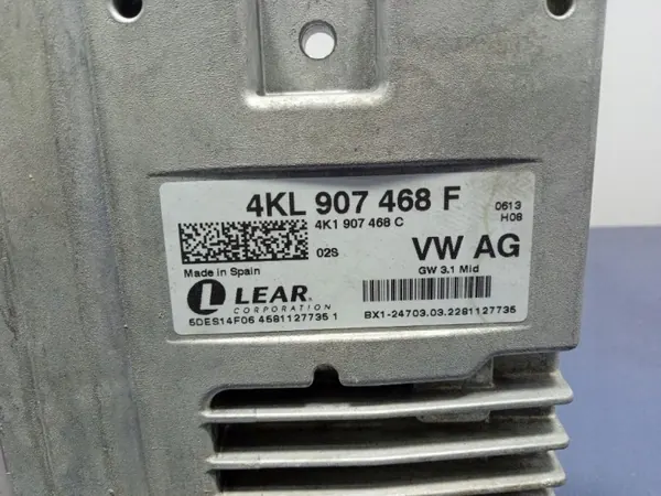 Audi Gateway-styrenhet OEM 4KL907468F - Begagnad image 3