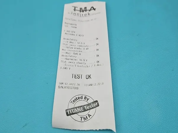 Motor de arranque Mercedes E W213 2.0 CDI A6549061600 image 6