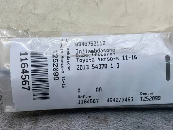 Sensor Lambda Frontal Toyota Yaris III 1.3 89467-52110 image 3
