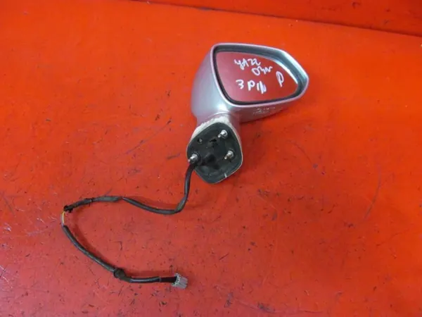 Honda Jazz 2 rechter spiegel OEM JAZZLUSTERKOP zilver image 9