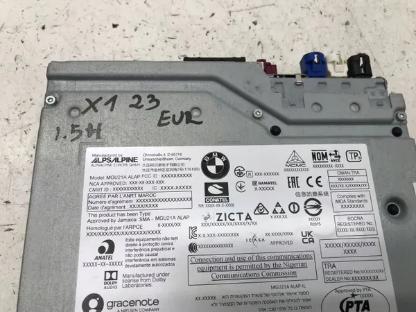 Unité de commande radio BMW X1 U11 2023 OEM 5A9AF52 image 3