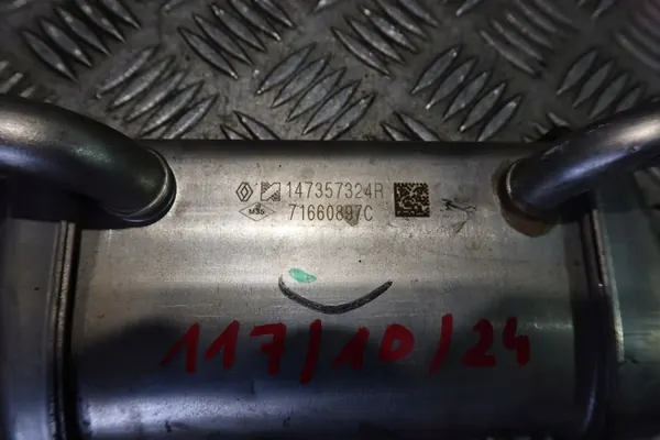 EGR Pakokaasunjäähdytin 1.5 DCI Renault Kadjar 147357324R image 6