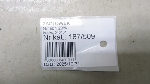 OEM 187/509 Taka keskimmäinen päänoja Hyundai Santa Fe III:lle image 6