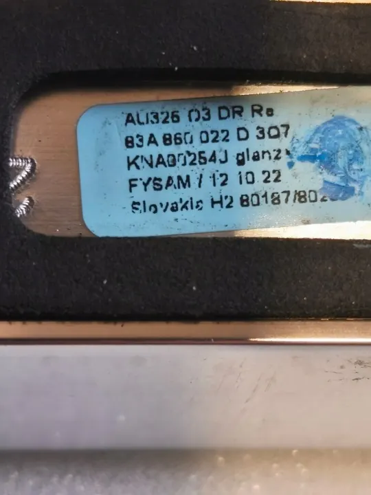 Audi Q3 II kattokaiteet OEM 83A860021D/022D image 4