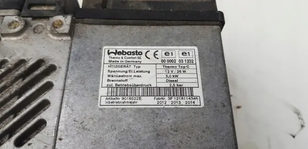 Webasto parkeerverwarming 4L0815071G voor Audi Q7 4L image 4