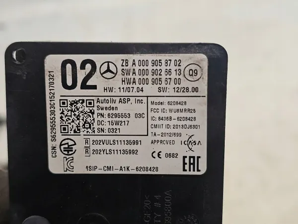 Módulo Radar Mercedes-Benz A0009058702 Usado image 6