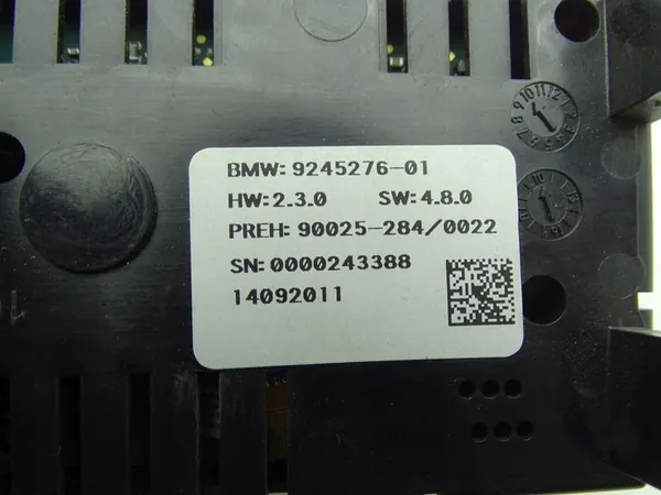 BMW 7 F01 F02 Klimaatregeling Achter Ventilatie 9245276 image 5