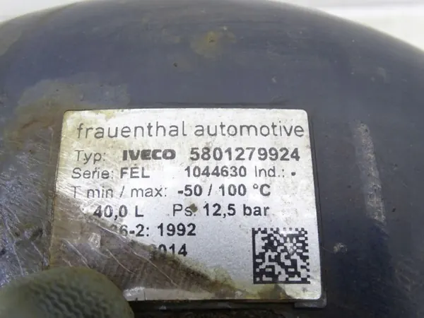 Réservoir d'air Iveco Stralis Hi-Way 40L OEM 5801279924 image 6