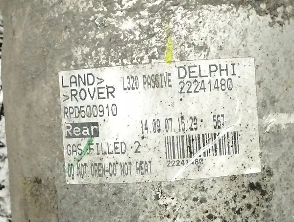 Bakre luftstötdämpare Land Rover Range Rover Sport L320 2006 image 2