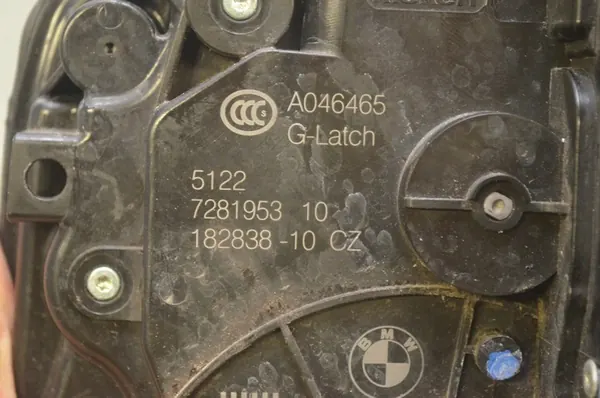 Ensemble de serrures avec fermeture BMW X6 (F16, F86) 51207419844 image 7