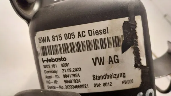Audi Webasto apulämmitys OEM 8B3265081D image 7