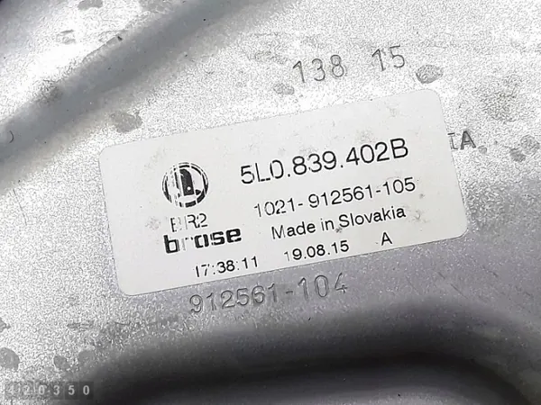 Skoda Yeti Fensterheber OEM 5L0839402B image 4