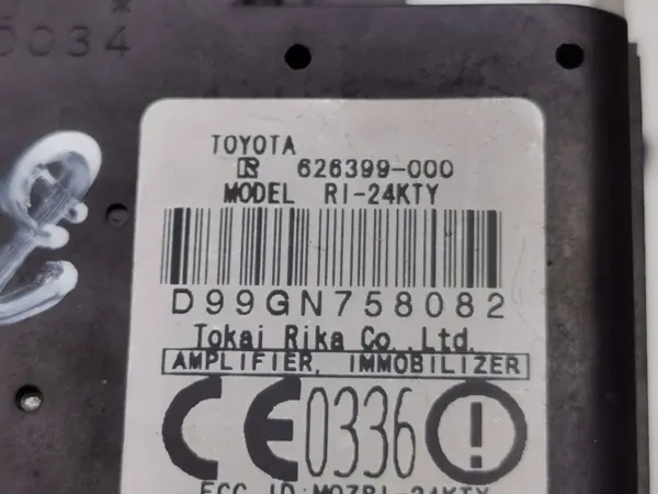 Interrupteur d'allumage Toyota Prius 2008 OEM 626399000 image 9