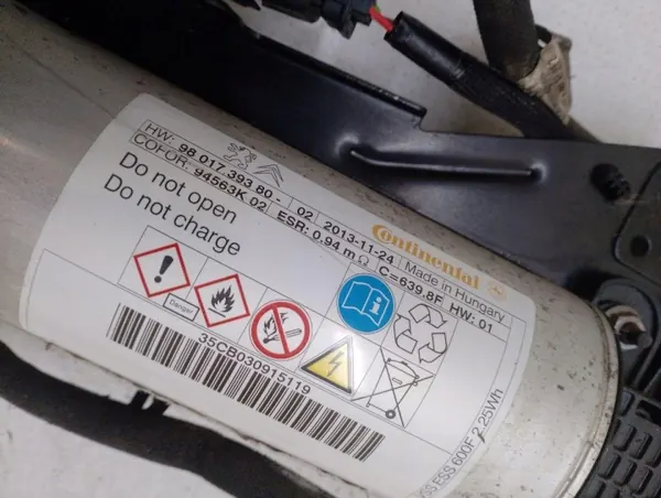 Start-Stop Capacitor Module OEM 9801739380 for Citroen image 4
