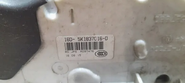 Fram höger dörrlås handtag VW Golf VI image 3