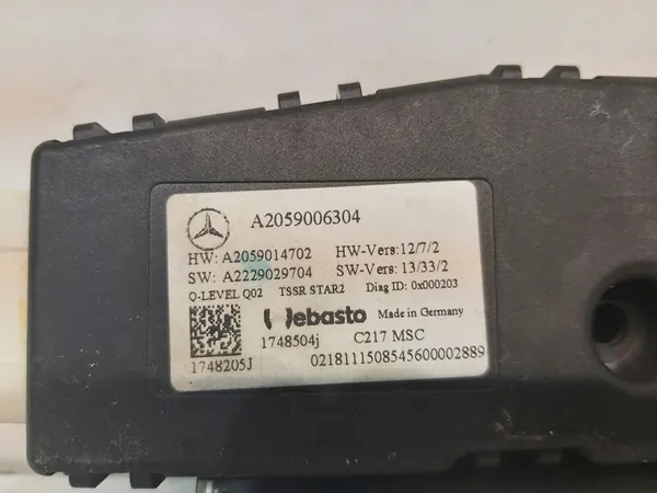 Motor de teto solar Mercedes W205 W253 A2059006304 image 2