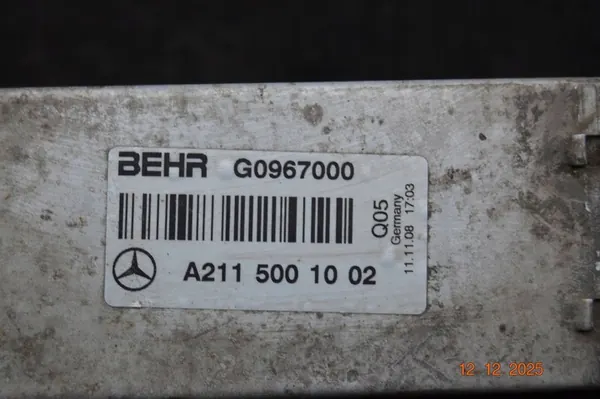 Intercooler Mercedes-Benz E W211 image 9