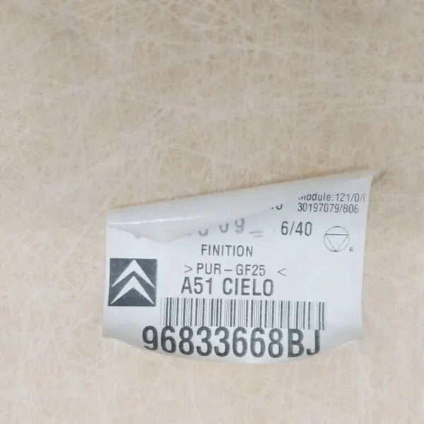 OEM 96833668 Techo para Citroen C3 II (SC) image 7