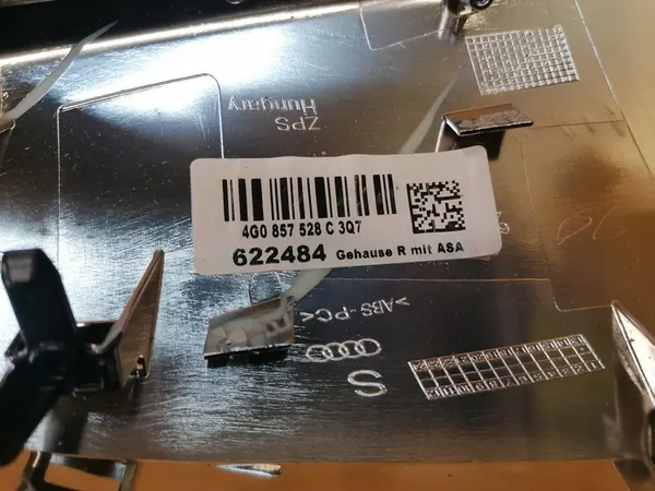 Oikea krominen peilikotelo Audi A6 S6 C7 2011-2018 image 3