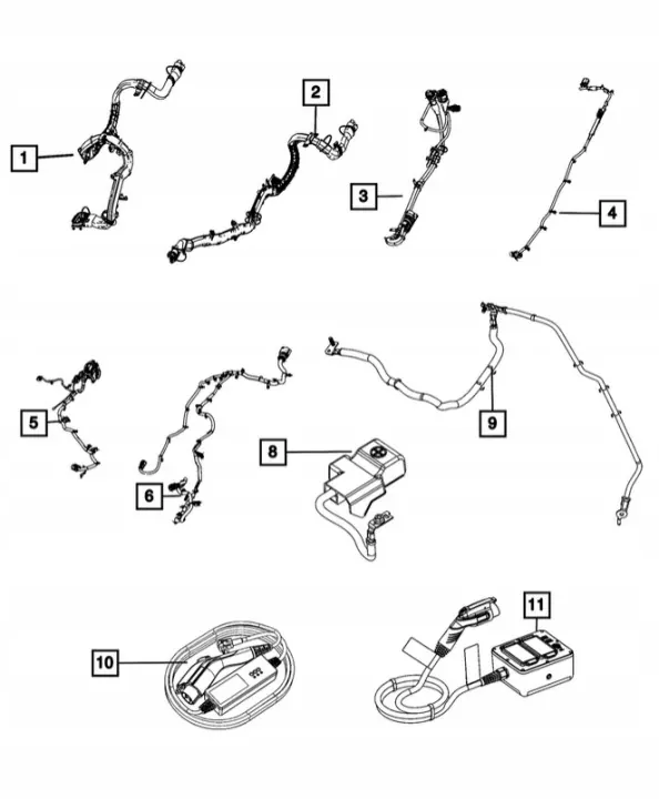 OEM 68378608AF korkeajännitekaapeli Jeep Wrangler JL:lle image 4