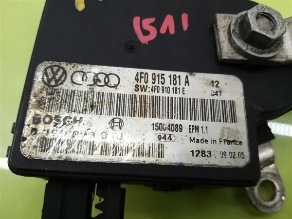 Module contrôle batterie OEM 4F0915181A Audi A6 C6 image 4