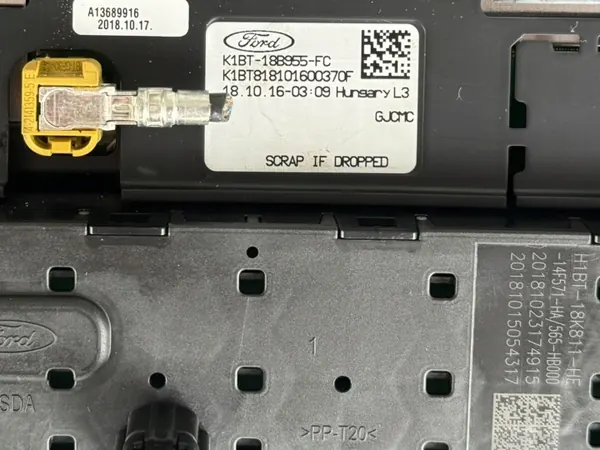 Ford Fiesta MK8 2019 Radio Scherm OEM K1BT-18B955-FC image 7