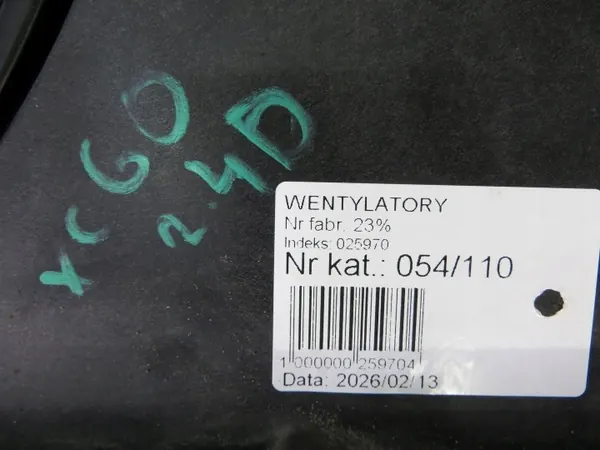 Ventilador Volvo OEM 31293777 para S60 V60 XC60 image 9