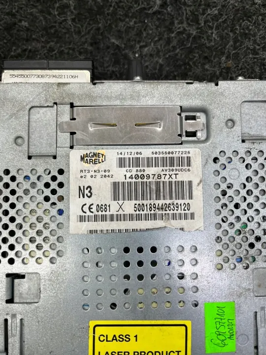Peugeot 807 fabriksradio CD MP3 OEM 14009787XT image 6