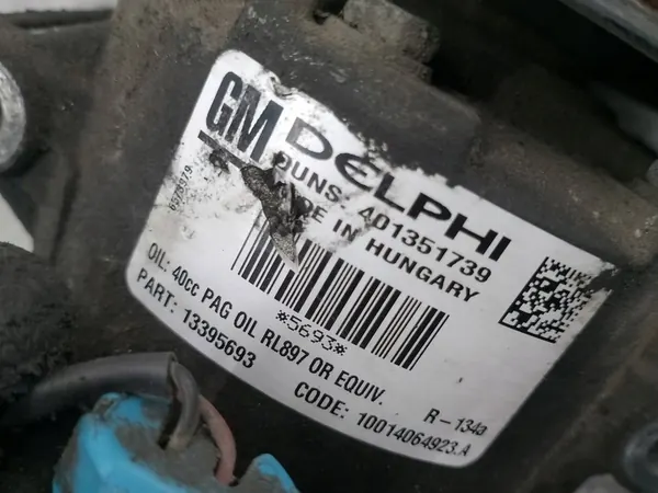 Ilmastointikompressori Opel Astra J 1.7 13395693 DELPHI image 8