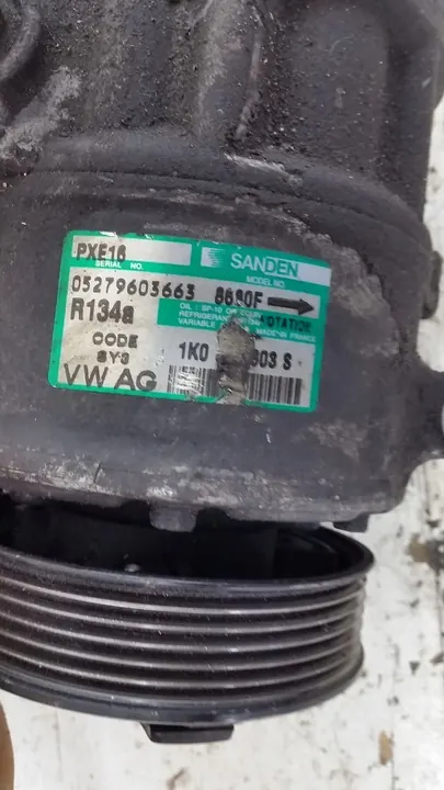 Ilmastointikompressori VW Touran Golf Passat B6 1K0820803S image 7