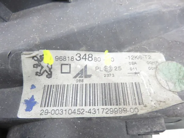 Farol Dianteiro Esquerdo Usado OEM 9681834880 Peugeot 307 SW image 4