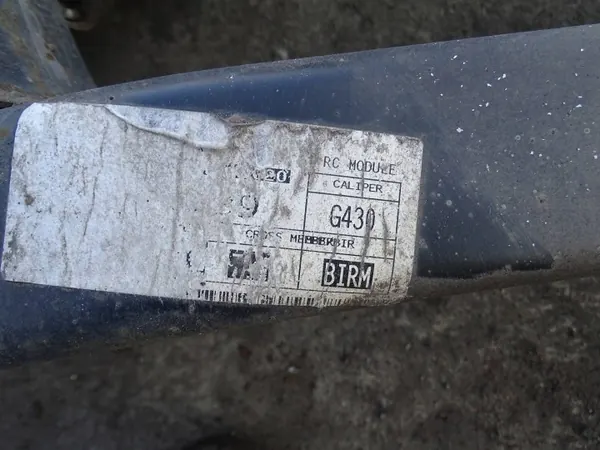 Rear Suspension Beam Complete Hyundai i30 III OEM WAH43267 image 4