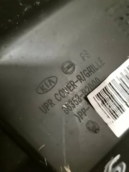 KIA Soul II 14-16 Couvre-ceinture avant OEM 86353B2000 image 3