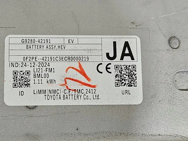Batería Toyota G9280-42191 para RAV4 V XA50 2019- Híbrido image 5