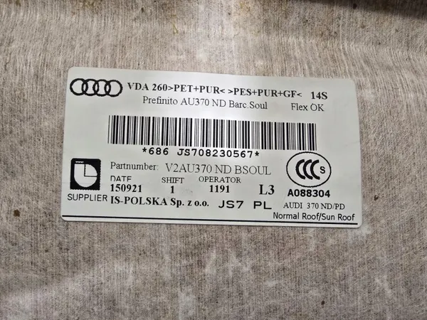 Plafonnier Audi OE 8V3867505K - État Utilisé image 8