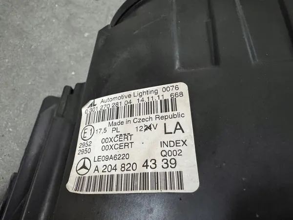 Mercedes-Benz C-Klasse W204 Linker Bi-Xenon Lamp image 2