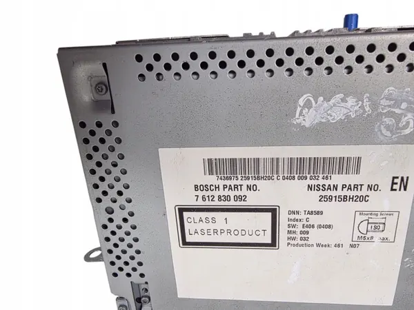 Nissan Navigointilaite OEM 7612830092 Käytetty image 3