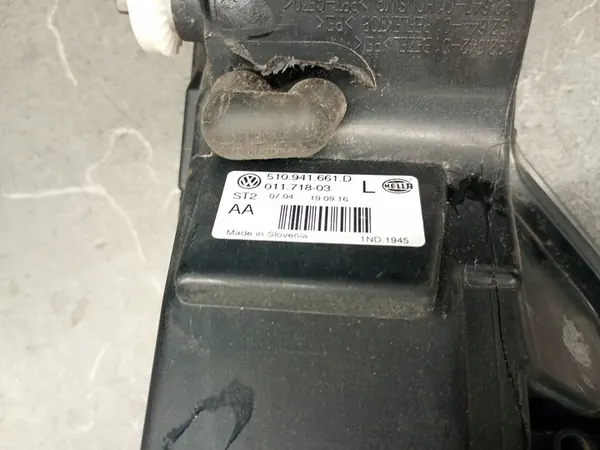 VW GOLF SPORTSVAN 510 15-20 FAROL HALÓGENO ESQUERDO OEM image 8