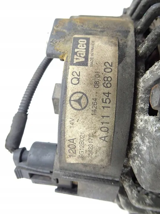 Vaihtovirtageneraattori Mercedes C-luokka W203 C200 Kompressori SG12B021 image 6